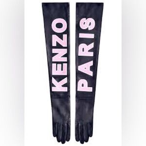 ✨ Kenzo x H&M Paris/Kenzo Long Leather Gloves – Size M ✨
